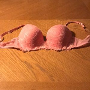 Pink Lace Bra